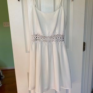 FOREVER21 Lace Detail Cutout Dress